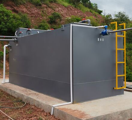 Container Domestic Sewage Treatment Plant / Sewage Treatment System Customized / Packaged Wastewater Sewage Treatment Plants